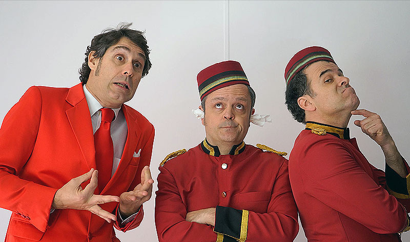"Hotel Flamingo", Amb Edu Méndez, Carles Bigorra i Gerard Domènech. Humor (Clownic).